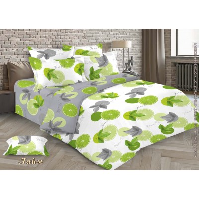 Комплект постельного  белья "Лайм"  1,5 спальный с наволочками 70*70